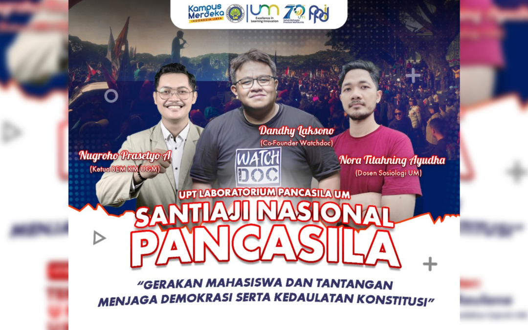 UPT Lapasila akan menyelenggarakan Santiaji Nasional Pancasila “Gerakan Mahasiswa dan Tantangan Menjaga Demokrasi serta Kedaulatan Konstitusi”